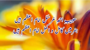 امام اعظم رضی اللہ تعالیٰ عنہ