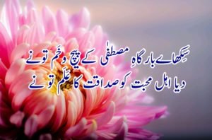 وفاؤں کی نئی تاریخ داستانِ شبِ ہجرت  اشعار کی زبانی