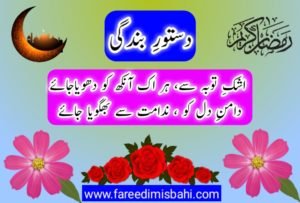 ramzanul mubarak shayari by fareedi misbahi