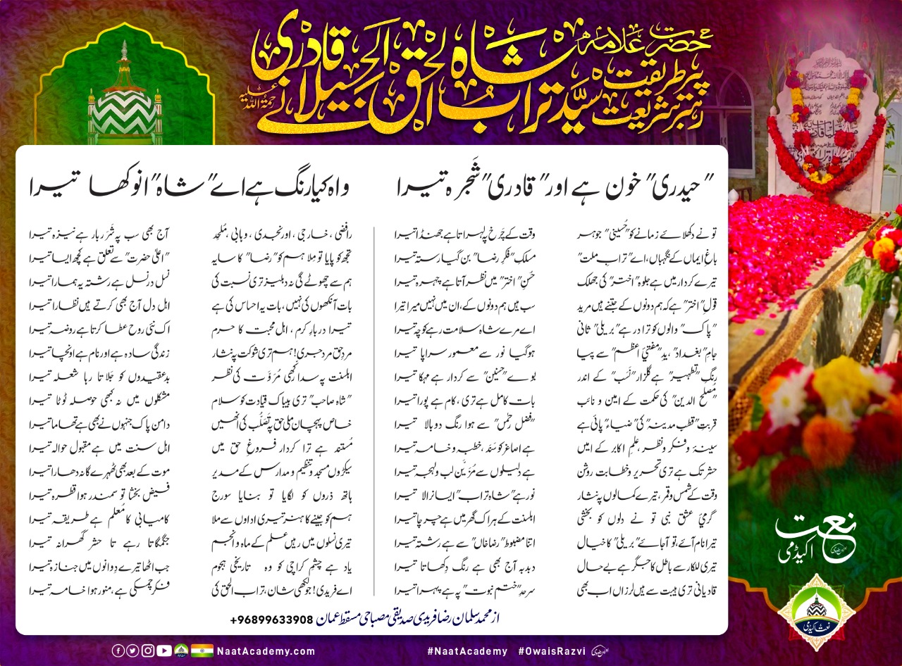 Jalwa e shah turab ul haq by fareedi