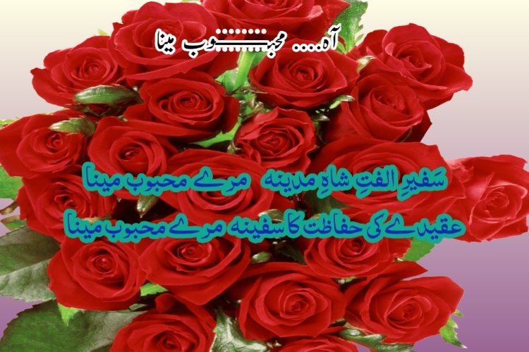 Aah mahboob mina by fareedi